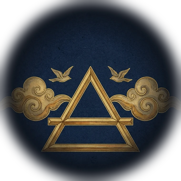 Medaillon für das Element Luft